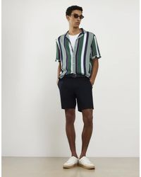 River Island - Slim Fit Belted Chino Shorts - Lyst