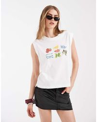 Levi's - Boxy Tank Top With Fruit Print - Lyst
