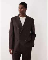 Mango - – siena – hochwertiger, zweireihiger anzugblazer aus 100% wolle - Lyst