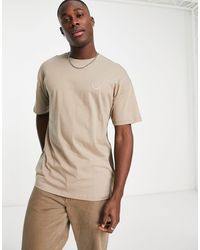 New Look - T-shirt oversize chiaro con faccina sorridente ricamata - Lyst