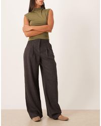 Jdy - High Waist Wide Leg Trousers - Lyst