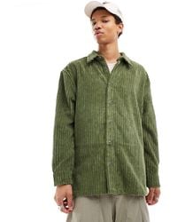 Reclaimed (vintage) - Long Sleeve Cord Shirt - Lyst