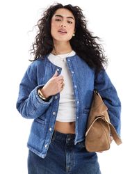 ONLY - – gesteppte jeansjacke - Lyst