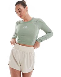 adidas Originals - Adidas training – nahtloses, langärmliges oberteil - Lyst