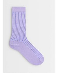 ASOS - Super Soft Ankle Socks Lilac - Lyst