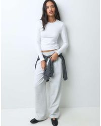 Abercrombie & Fitch - Seamless Long Sleeve Baby Tee - Lyst