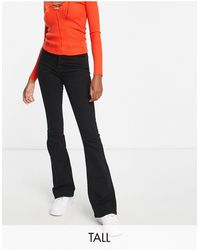 Pieces - peggy High Waisted Flared Jeans - Lyst