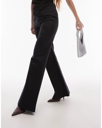 & Other Stories - High Waist Stretch Flare Leg Trousers With Front Seam - Lyst