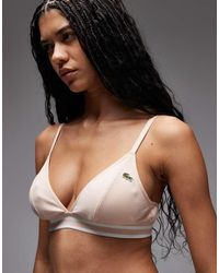 Lacoste - Triangle Bralette - Lyst