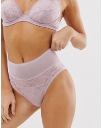 Cosabella Forza - Hoogopgesneden Bikini Van Kant - Roze