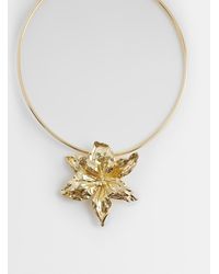 Accessorize - Statement Flower Torque Necklace - Lyst