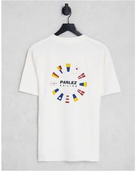 Parlez - Tradewinds Back Print T-shirt - Lyst