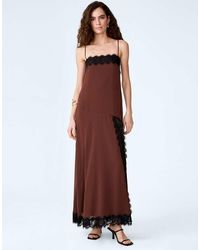 OMNES - Dresses Théa Dress Chiffon Maxi Dress With Lace Applique - Lyst