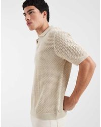 Levi's - Dillon Open Collar V Neck Polo Jumper - Lyst