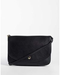 Mango - Faux Leather Classic Cross Body Bag - Lyst