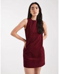 Threadbare - – ärmelloses minikleid aus baumwoll-cord - Lyst