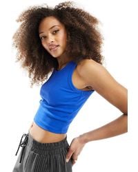 JJXX - Fallon Ribbed Cropped Vest Top - Lyst