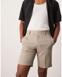 ASOS - Smart Straight Leg Shorts - Lyst