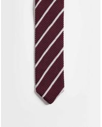 ASOS - Knitted Stripe Tie - Lyst