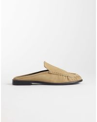 ASOS - Wide Fit Mystique Premium Loafer Mules - Lyst