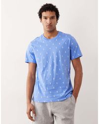 Polo Ralph Lauren - All Over Icon Logo Lounge T-shirt - Lyst