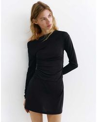 Pull&Bear - Short Asymmetric Dress - Lyst