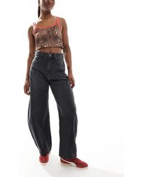 ASOS - Barrel Jeans Met Hoge Taille - Lyst