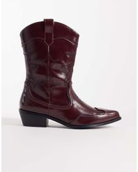 Glamorous - Low Ankle Western Boots - Lyst