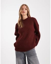 ASOS - Oversized Crew Neck Cocoon Jumper - Lyst