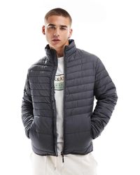 Jack & Jones - Packable Padded Jacket With Stand Collar - Lyst