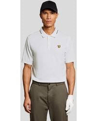 Lyle & Scott - Ss Polo Shirts Golf 1874 Tipped Tech Polo Shirt - Lyst