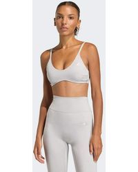 adidas Originals - Optime Essentials Workout Shine Light Support Bra - Lyst