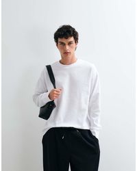Jack & Jones - Top Van Zware Stof Met Lange Mouwen - Lyst