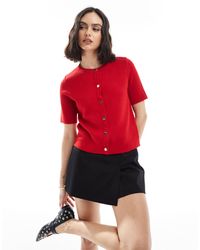 New Look - – kurzärmlige strickjacke - Lyst