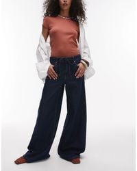 Mango - Olivia Tie Waist Straight Leg Jean - Lyst