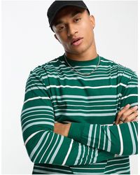 ASOS Relaxed T-shirt In Sequin Stripe for Men