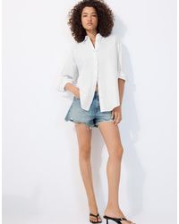 Stradivarius - Verstelbaar Regular-Fit Poplin Overhemd - Lyst