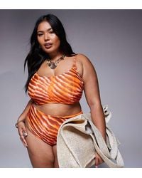 ASOS - Asos Design Curve Charlie Bikini Top With Hidden Underwire - Lyst