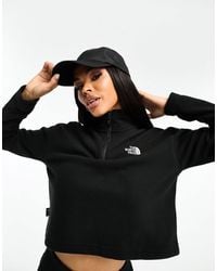 The North Face - – 100 glacier – kurz geschnittener fleece-pullover - Lyst