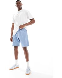 Jack & Jones - Loose Fit Drawstring Light Denim Short - Lyst