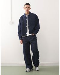 Reclaimed (vintage) - baggy Wide Leg Jean Co-ord - Lyst