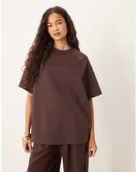 ASOS - Interlock Raglan T-shirt - Lyst