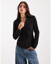 Miss Selfridge - Tailored Fitted Shirt - Lyst