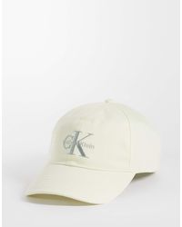 Calvin Klein - Jeans Silver Embroidery Logo Baseball Cap - Lyst