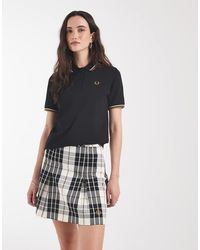 Fred Perry - Geruite Minirok - Lyst