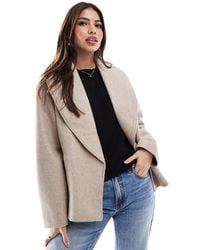ONLY - – gewickelter kurzmantel - Lyst