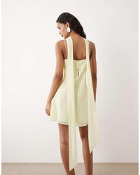 ASOS - Cami Mini Dress With Scarf - Lyst