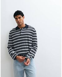 ARKET - Cotton Rich Long Sleeve Polo Shirt - Lyst