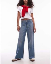 Mango - Wide Leg Jeans - Lyst