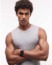 4505 - Seamless Rib Knit Muscle Fit Training Tank Top - Lyst